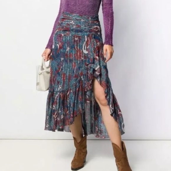 Ulla Johnson Dresses & Skirts - Ulla Johnson Allie Floral Silk Skirt